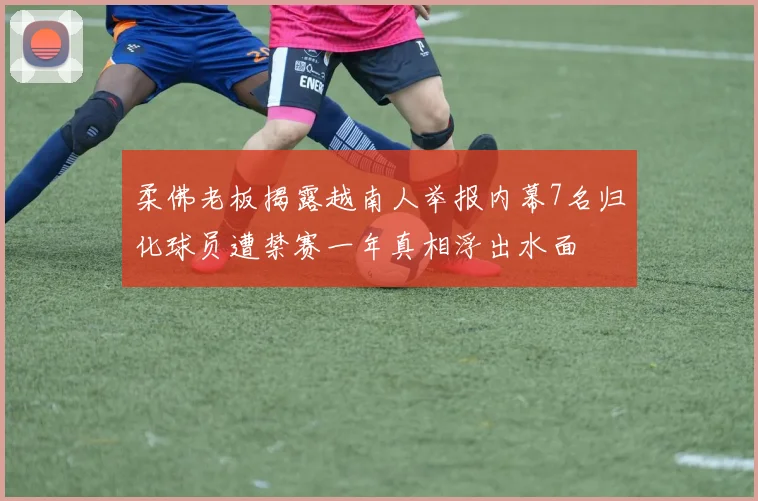 柔佛老板揭露越南人举报内幕7名归化球员遭禁赛一年真相浮出水面